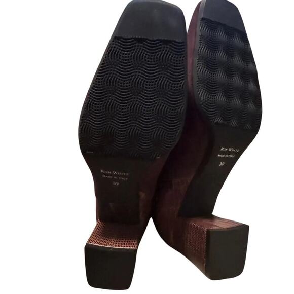 Ron White Lana Weatherproof Buckle Bootie Euro 39 / US Women 8.5 New w/ Tag $645 - Picture 10 of 11